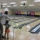 Ten pin bowling with young children